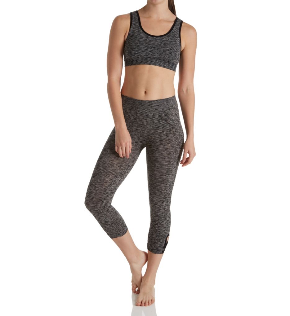 Cross Binding Sports Bra and Capri Athleisure Set-fs