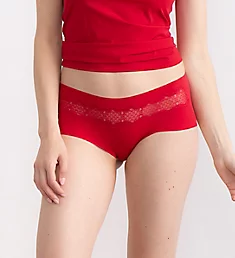 Happy Seams Bikini Brief Panty Jester Red XXS