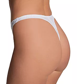 Lace Thong Panty White S