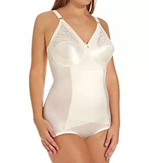 Minus Touch Vintage Firm Control Bodysuit Pearl/Champagne 34B