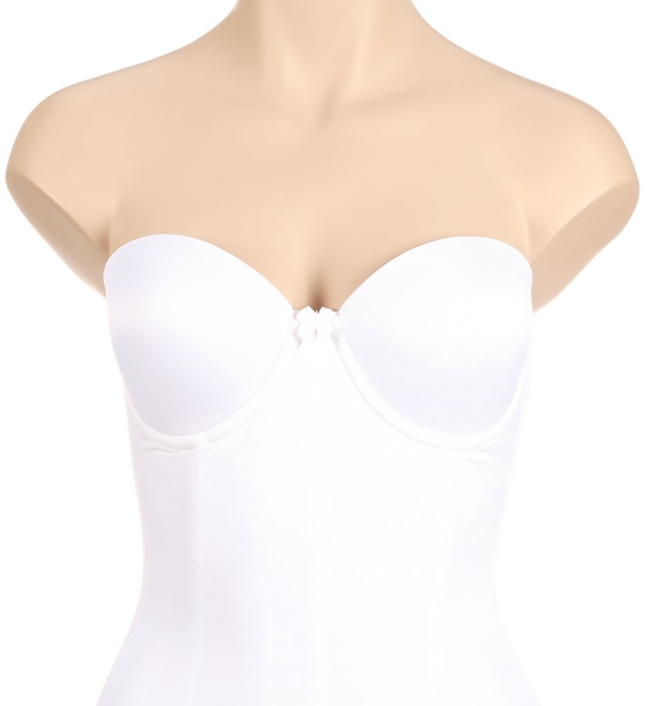 Ultra Lift Smooth Strapless Low Back Bustier-fs