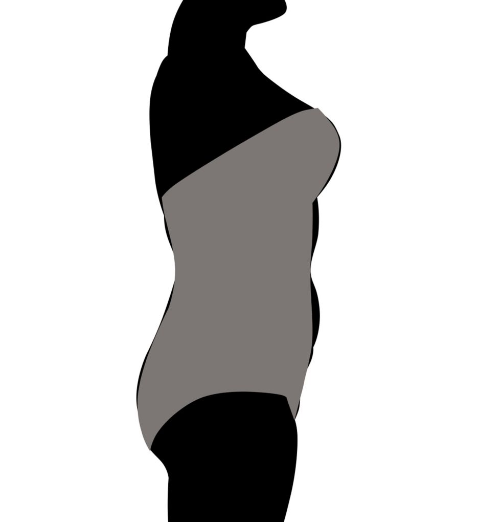 Women's Ultra Lift Strapless Low Back Bodysuit 1570 40D Black