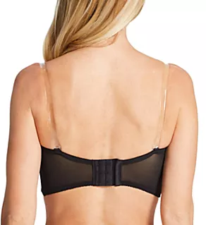 Marquise Strapless Low Back Longline Bra Black/Gold 38B