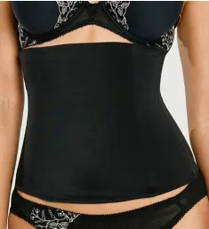 Step In Microfiber Waist Cincher Black S