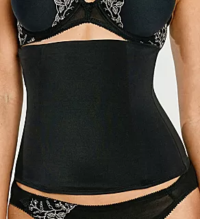 Step In Microfiber Waist Cincher Black S