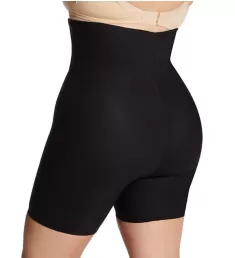 PlusMinus Touch Firm Control High Waist Leg Shaper Black 2X