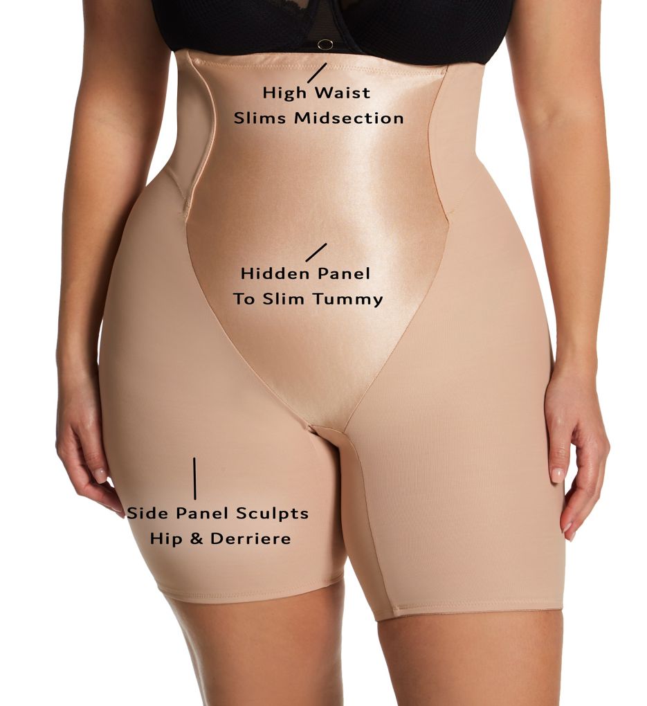 InstantFigure Women’s Firm Control High-Waist Shaping and Slimming Slip  Skirt