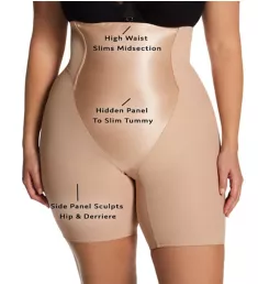 PlusMinus Touch Firm Control High Waist Leg Shaper