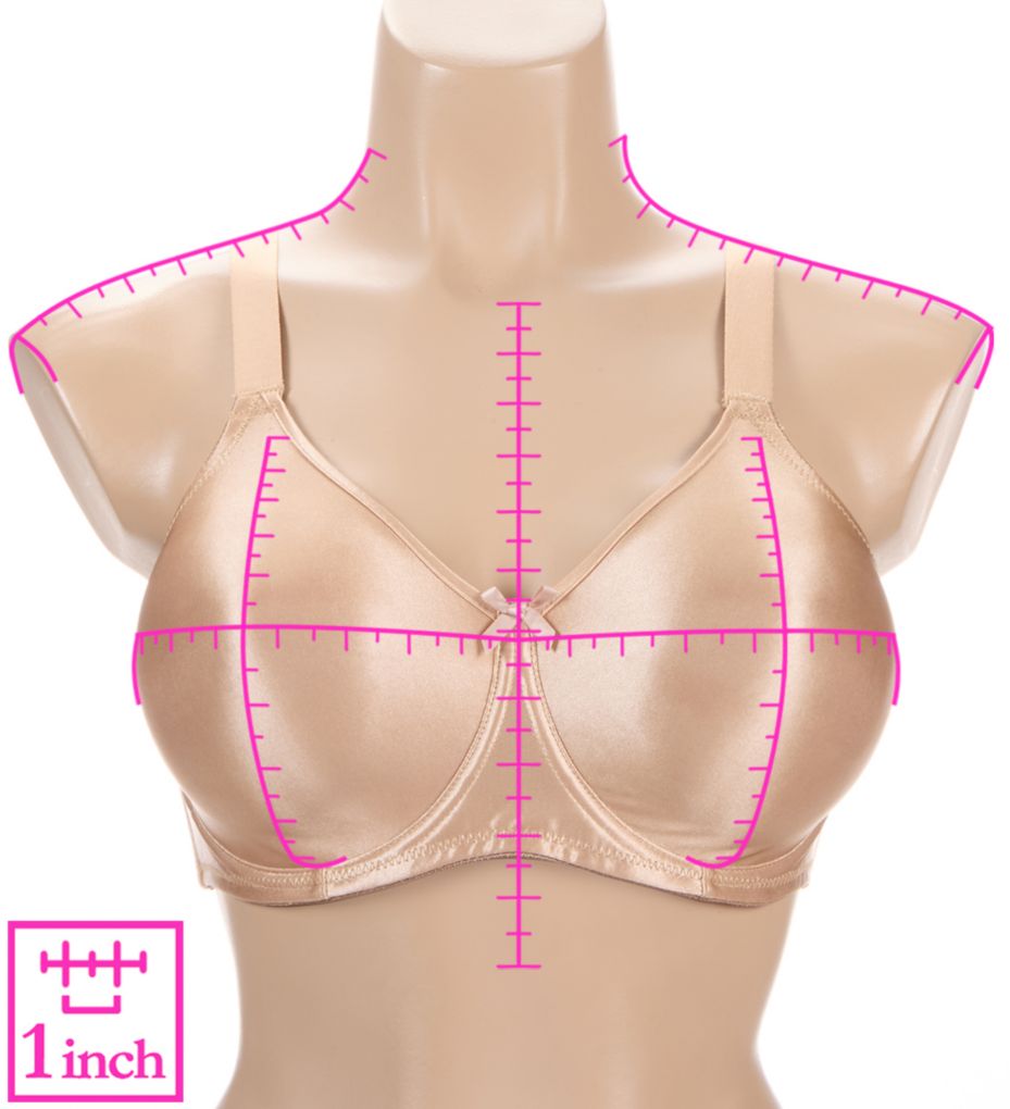 Va Bien Vintage Fit Minimizer Underwire T-Shirt Bra 605 - Image 3