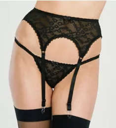 Lace Garter Belt Black S