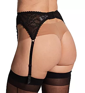 Lace Garter Belt Black S