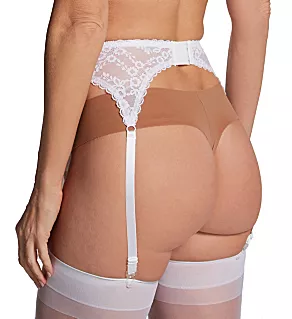 Lace Garter Belt White S