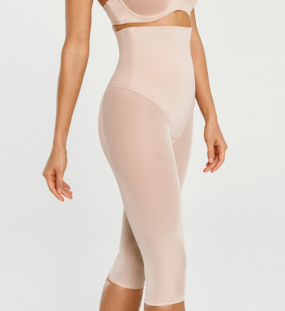 Va Bien - Va Bien 633 Smooth Couture High Waist Shaping Capri Tights (Nude XL)