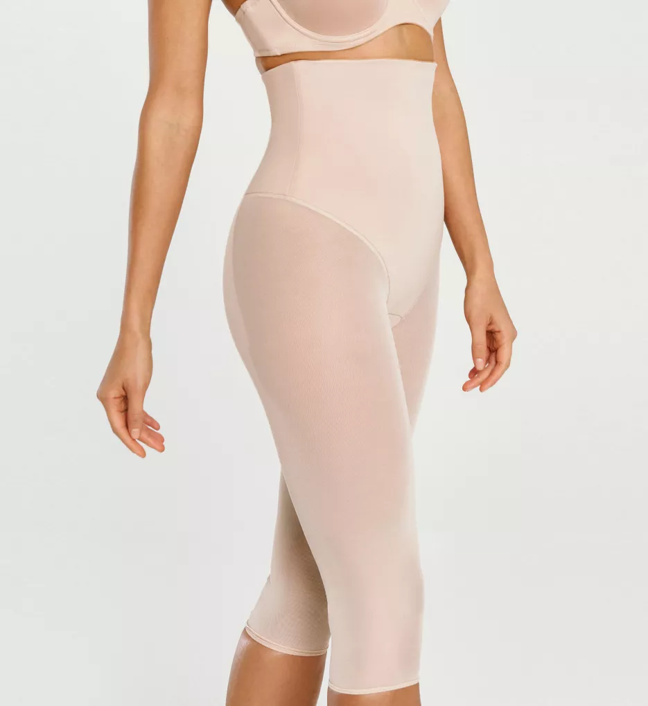 Smooth Couture High Waist Shaping Capri Tights Nude S