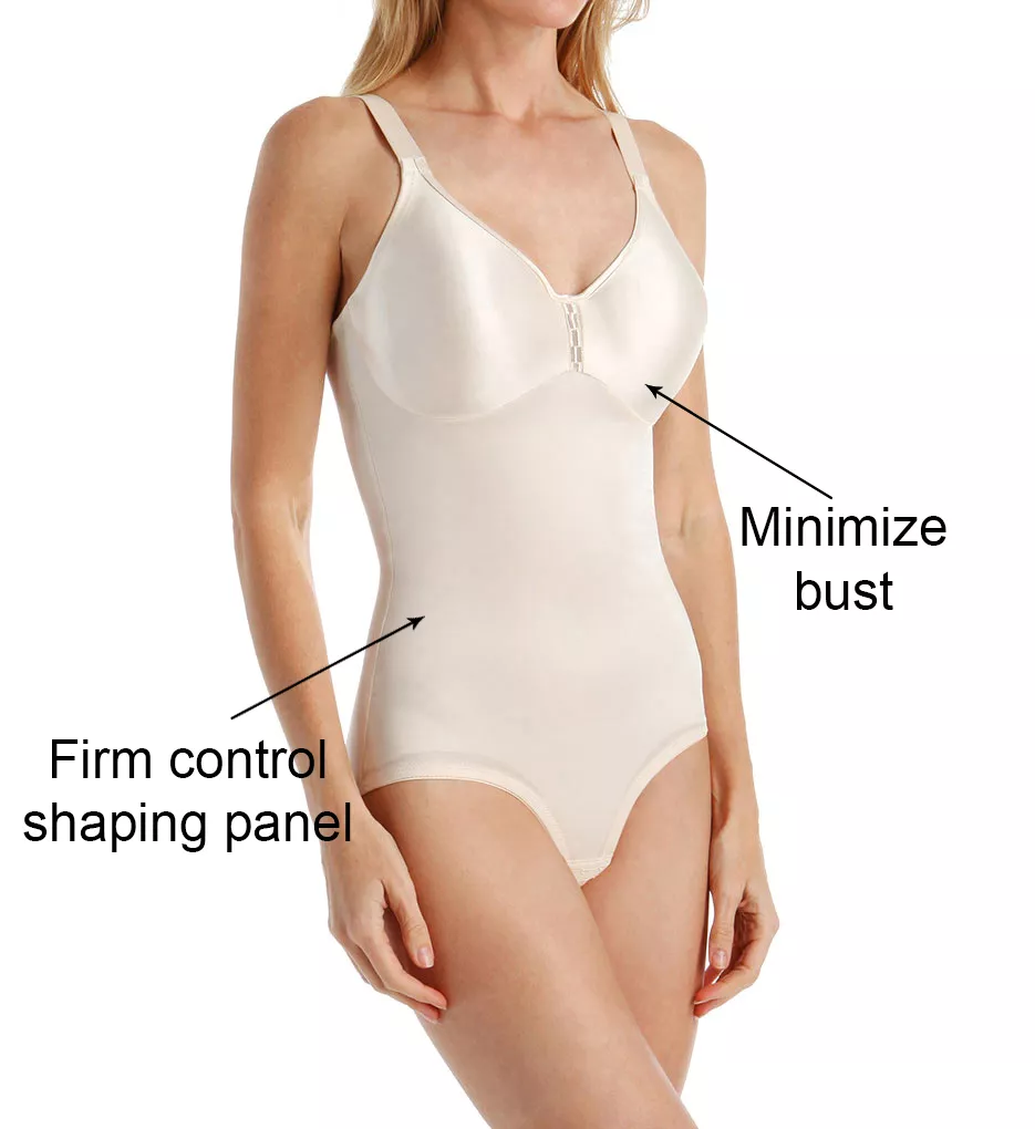 Minimizer Molded Cup Firm Control Bodysuit Ivory 34C