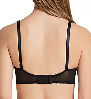 Enchante Plunge Basque Underwire Bra Black 34B