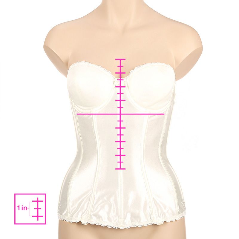 Smooth Satin Hourglass Bustier