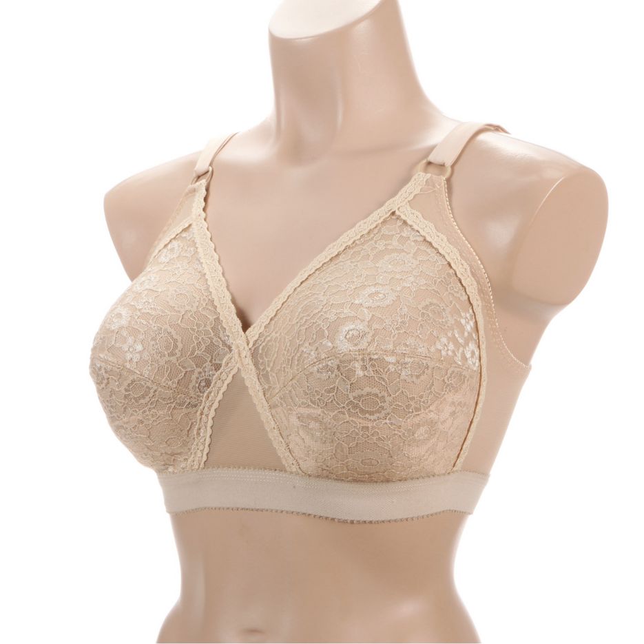Lace Criss Cross Soft Cup Bra