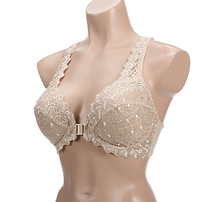 Front Close Lace Cup Underwire Bra