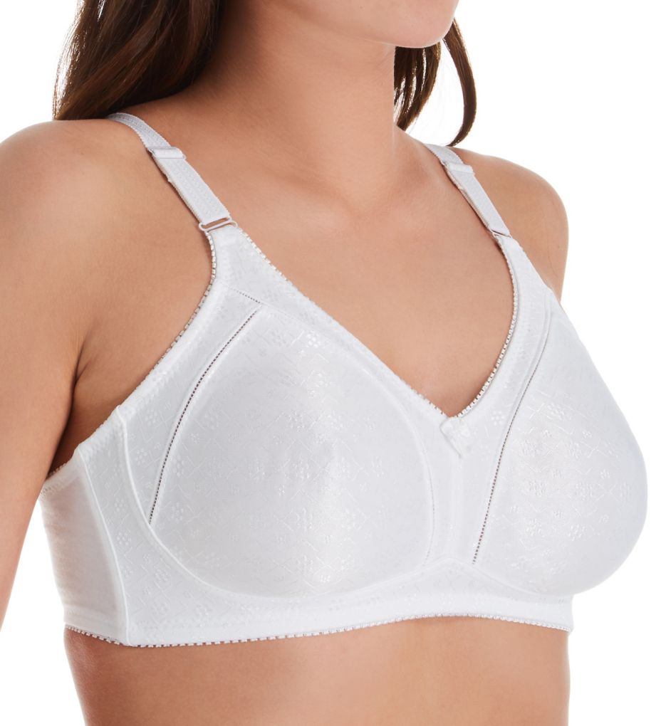 Valmont 23059 Lacy Leisure Easy Comfort Wirefree Bra White 44D