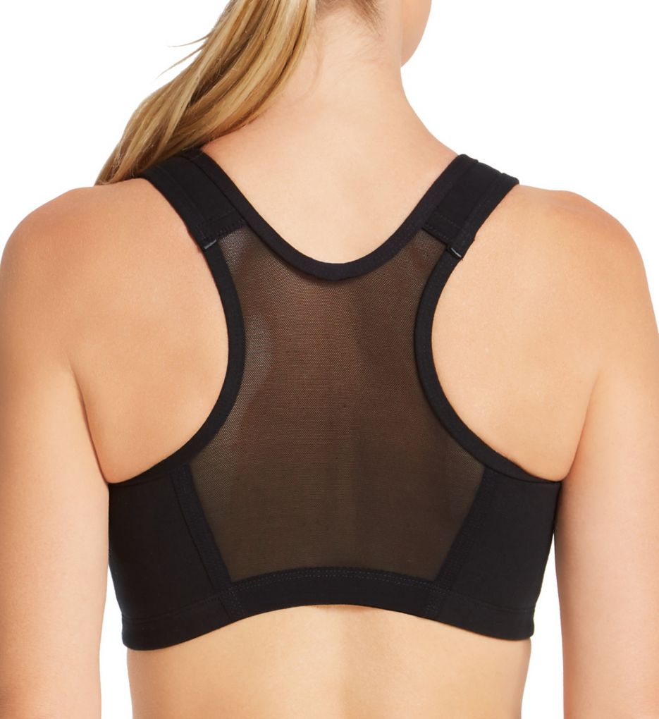 Zip Front Leisure and Sports Bra-bs