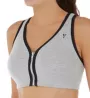 Valmont Color Block Zip Front Sports Bra 1611B