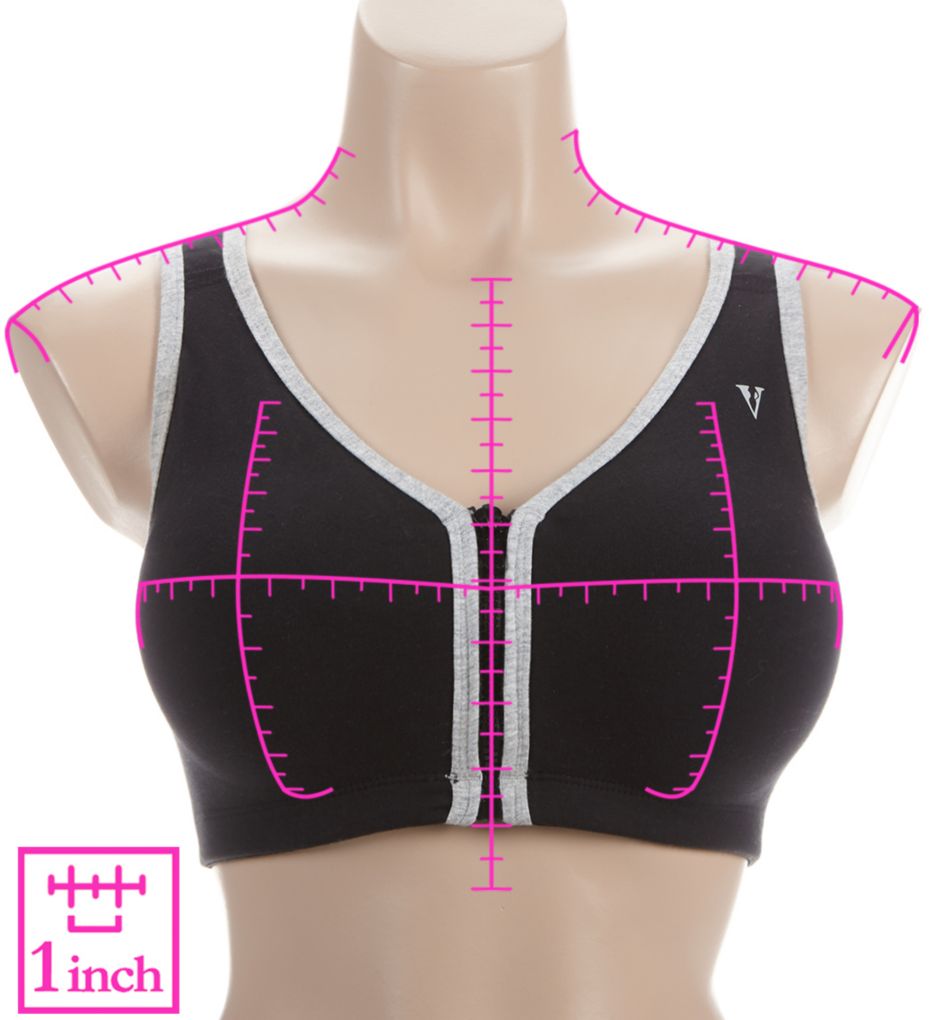 Color Block Zip Front Sports Bra