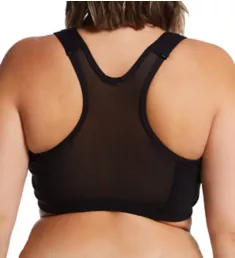 Plus Zip Front Leisure and Sports Bra