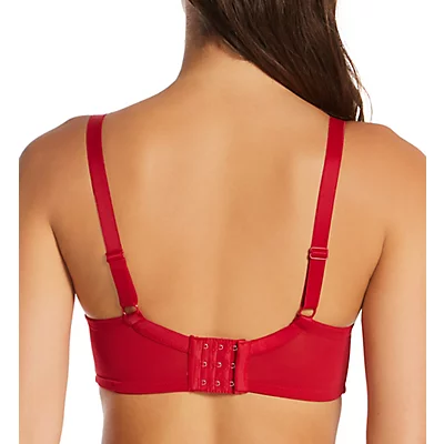 Valmont Front Close Lace Cup Underwire Bra - 8323 (46DDD, Red)