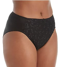 Embroidered Brief Panty Black 5
