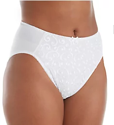 Embroidered Brief Panty White 10