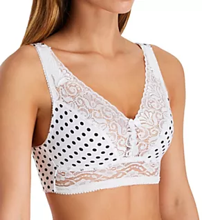 Lace Leisure Bra Polka Dot 46D