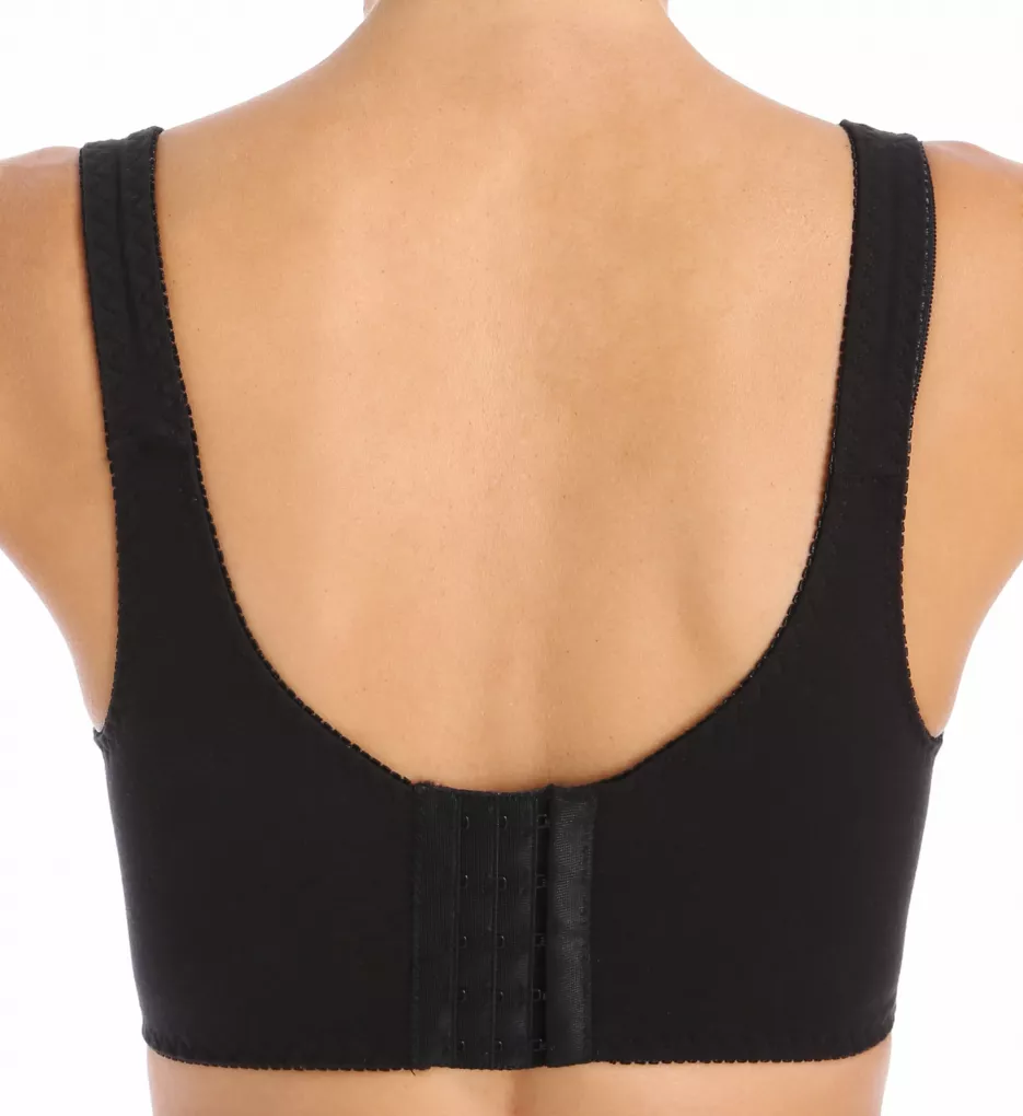 Valmont Zip Front Leisure and Sports Bra 1611B (Black/Grey, 38F/G)