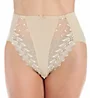 Valmont Embroidered Lace and Satin Hi-Cut Brief Panties 2320 - Image 1