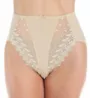 Valmont Embroidered Lace and Satin Hi-Cut Brief Panties 2320 - Image 1