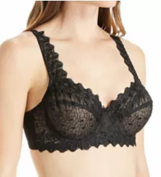 Embroidered Lace Underwire Bra