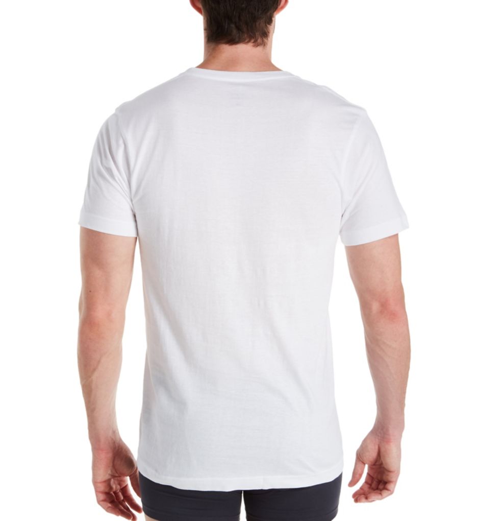 Essentials Cotton V-Neck T-Shirts - 5 Pack