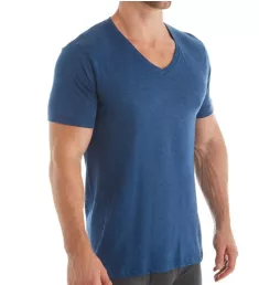 100% Cotton V-Neck T-Shirt - 4 Pack