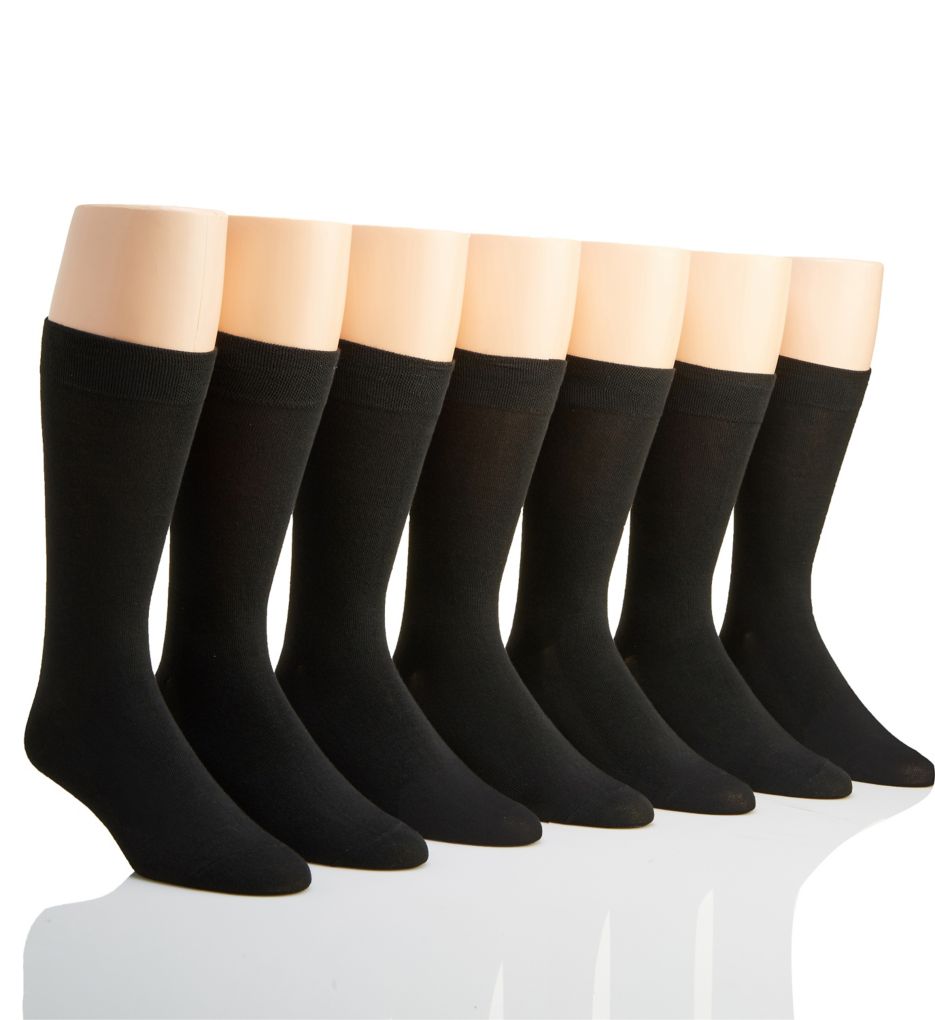Flex Solid Dress Socks - 7 Pack