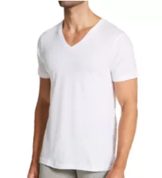 100% Cotton V-Neck T-Shirt - 4 Pack