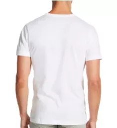 100% Cotton Crew Neck T-Shirt - 4 Pack WHT S