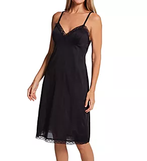Rosette 26 Inch Lace Full Slip Midnight Black 34