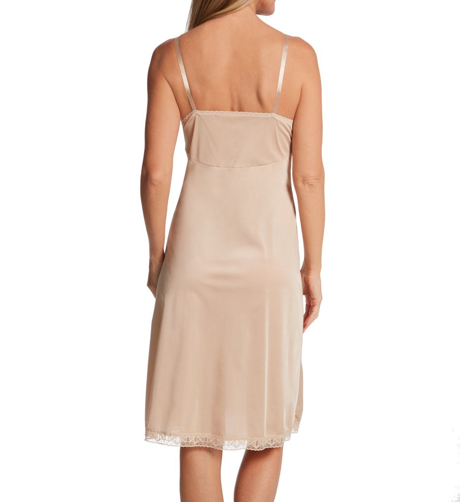 Vanity Fair Rosette 26 Inch Lace Full Slip Damask Neutral 36  - Image 2