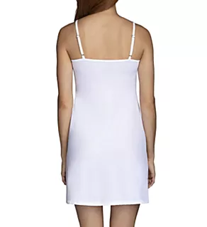 V-Neck Full Slip Star White S