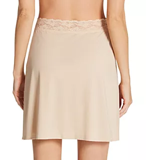 18 Inch Half Slip with Lace Damask Neutral S
