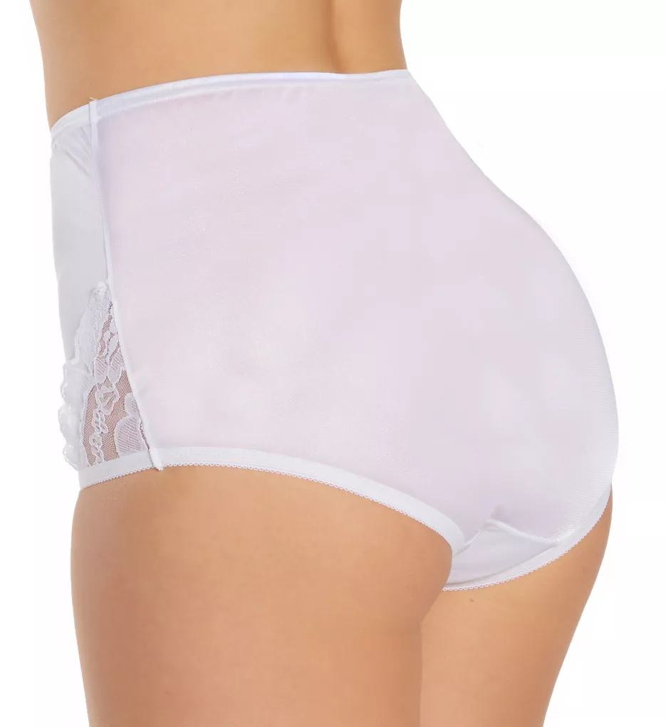 Women's Vanity Fair 15367 Lollipop Legband Brief Panty - 3 Pack (Candleglow  10) 