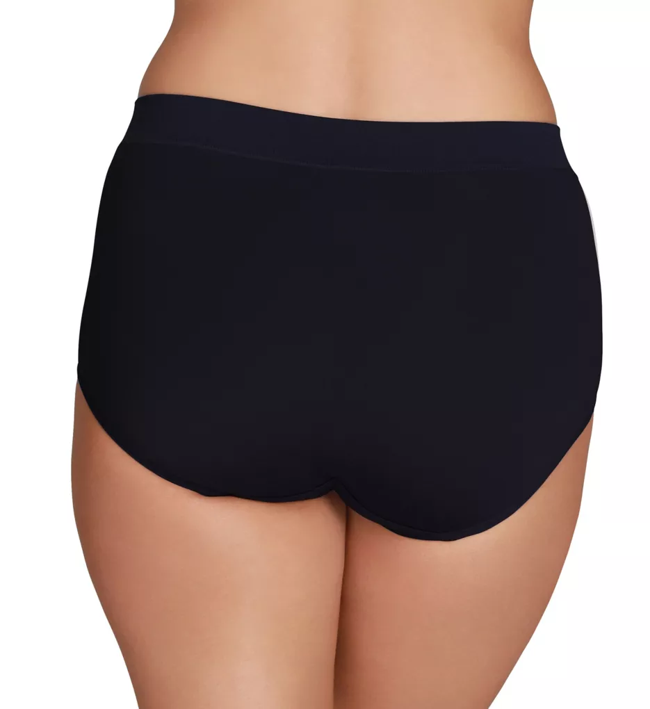Barely There Women's Flawless Fit Microfiber Hipster Panties,Black,8 US at   Women's Clothing store