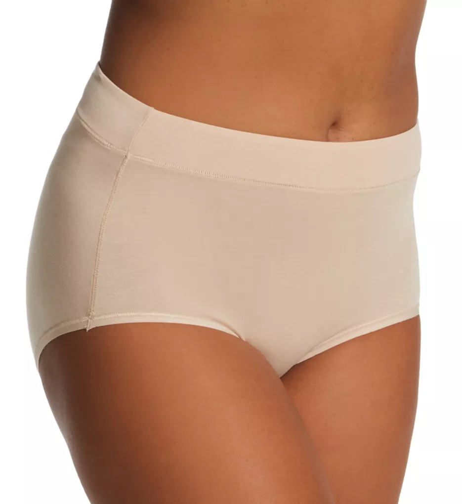 Elevated Modal Brief Panty Damask Neutral 7
