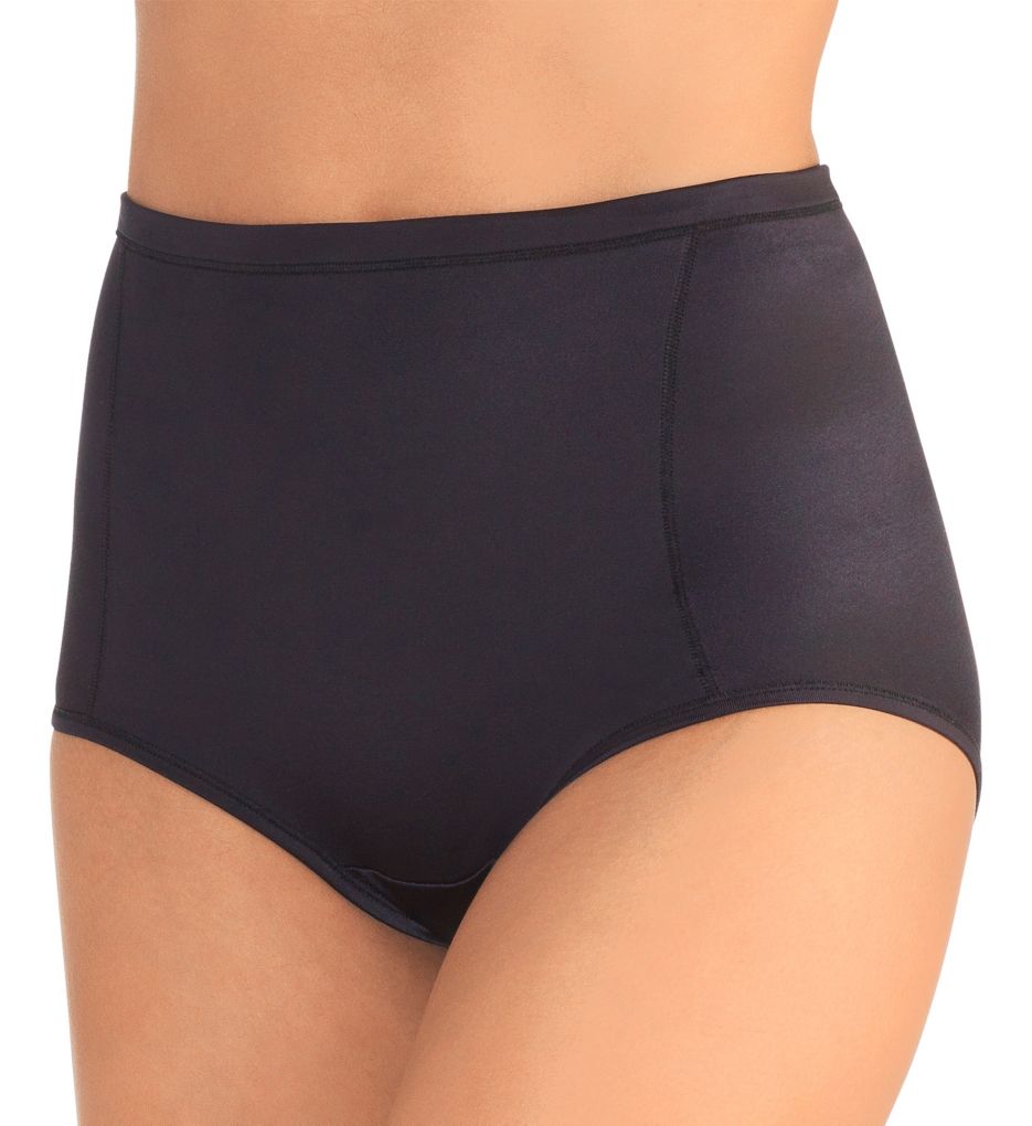 Vanity Fair (1817067): Vanity Fair 13261 Smoothing Comfort Tailored Brief Panty (Midnight Black 7)