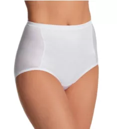 Smoothing Comfort Lace Brief Panty Star White 6